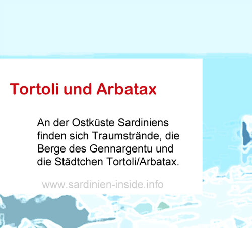 Arbatax-Tortoli-Sardinien Arbatax-Tortoli-Sardinien