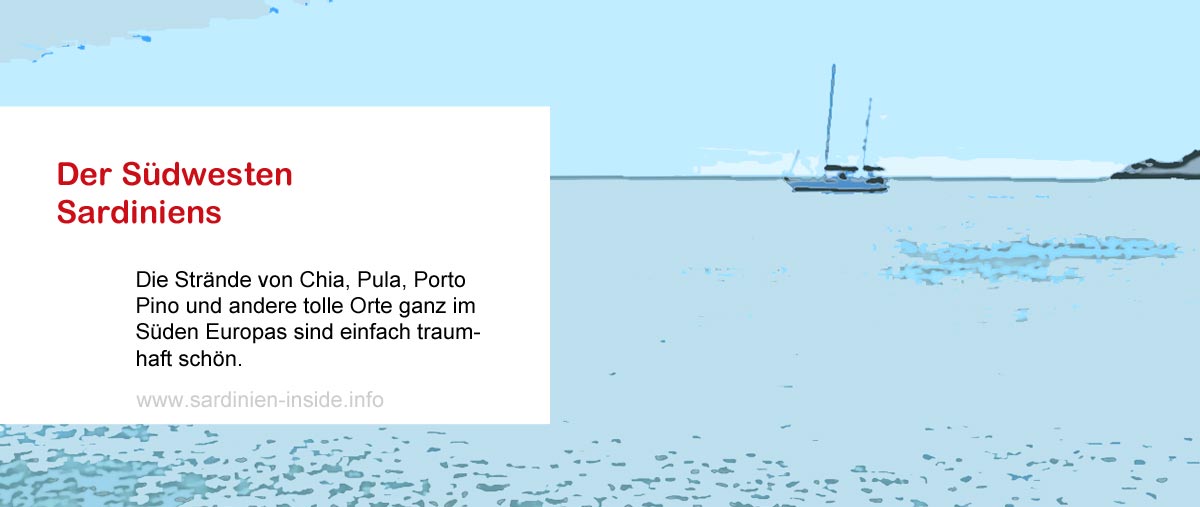 Pula-Chia-Porto-Pino-Sardinien Pula-Chia-Porto-Pino-Sardinien