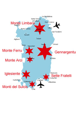 Berge-Sardinien Berge-Sardinien