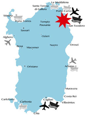 Lage-Karte-Olbia Lage-Karte-Olbia